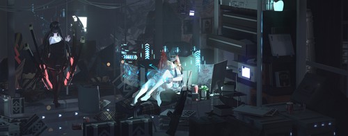Anime pixiv exif modello