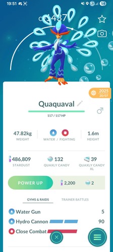 Quaquaval pokemon grande lega - pokemon,