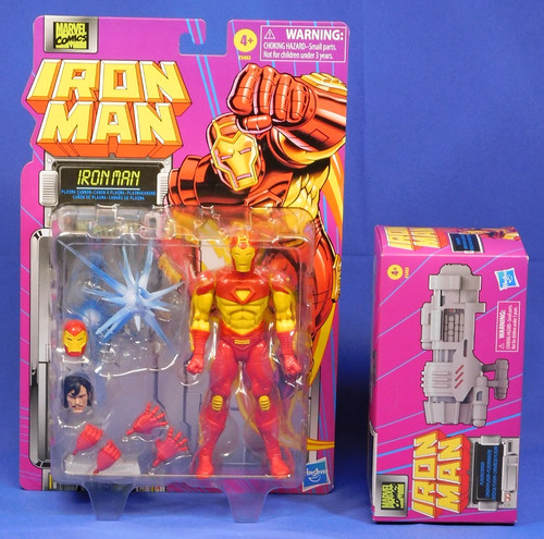 Marvel legends retrò iron - marvel, man