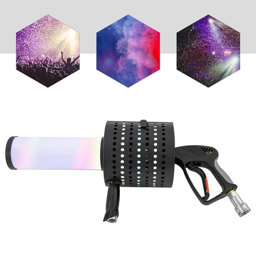 Led co2 confetti mano jet - led, gun